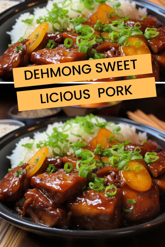 Hmong sweet pork recipe