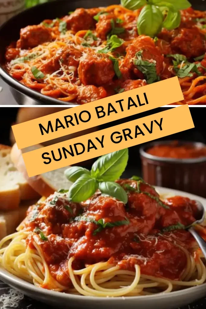 Mario Batali Sunday Gravy Recipe