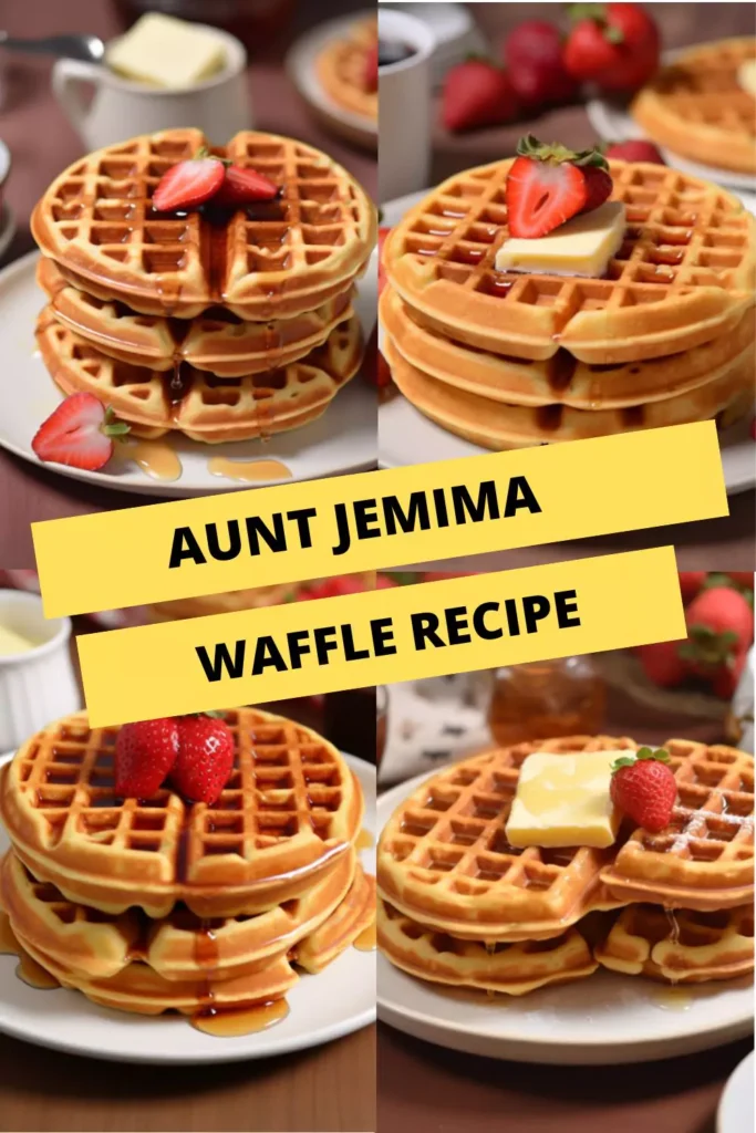 Aunt Jemima Waffle Recipe
