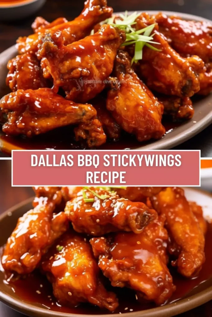 Best Dallas Bbq Sticky Wings Recipe
