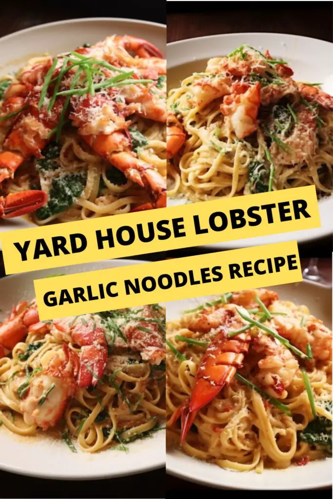 Yard House Lobster Garlic Noodles Recipe
