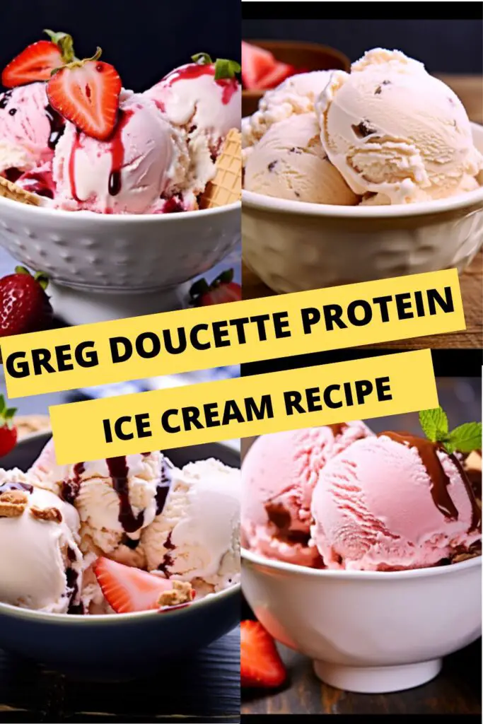 greg doucette protein ice cream recipe