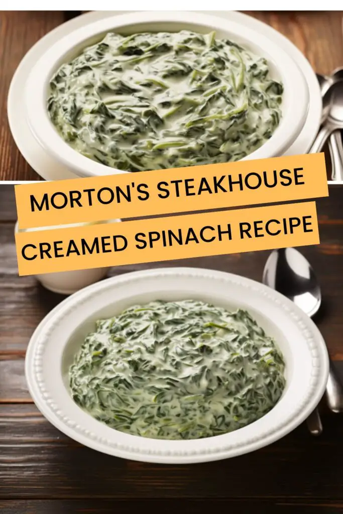 morton’s steakhouse creamed spinach recipe
