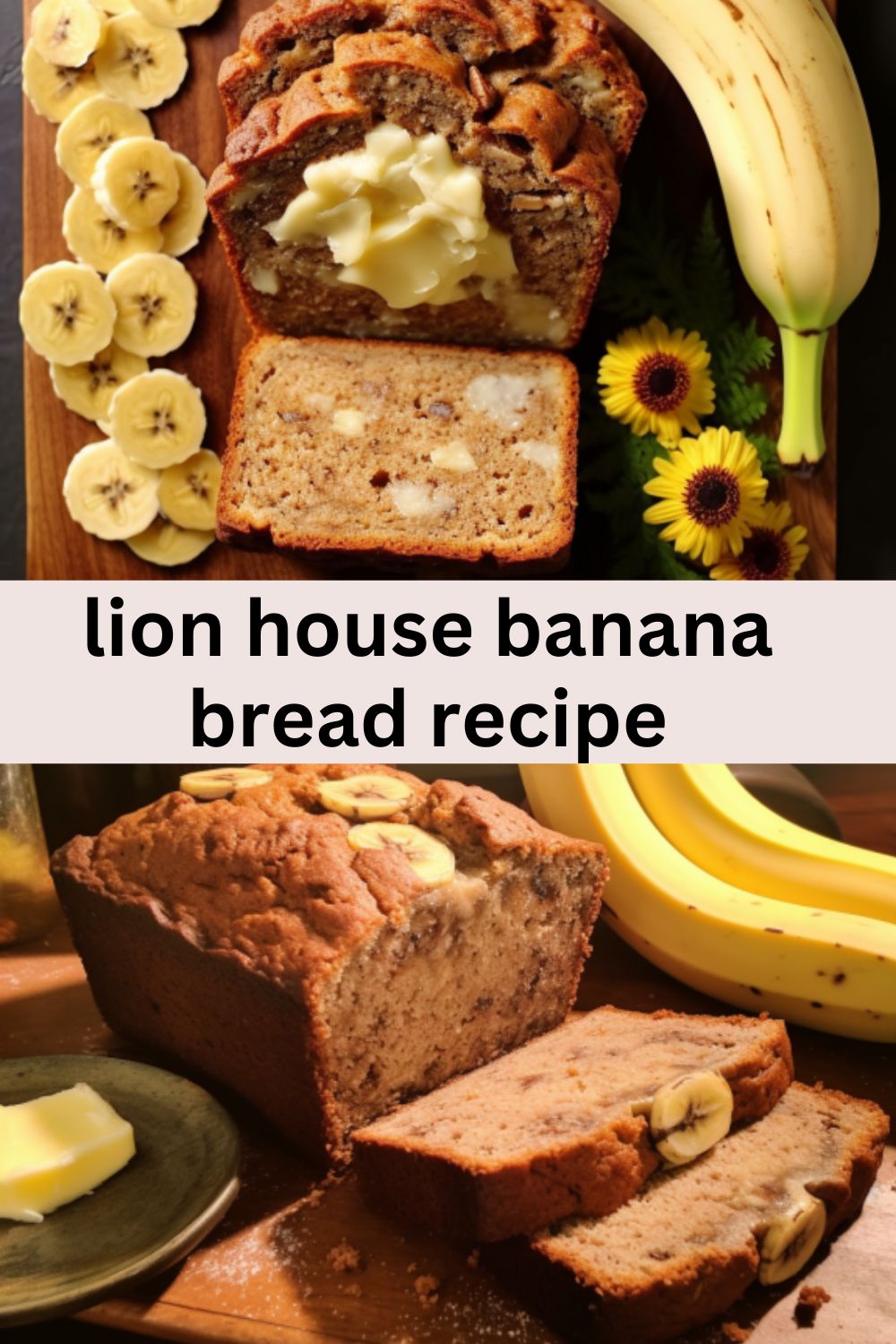 Best Lion House Banana Bread Recipe