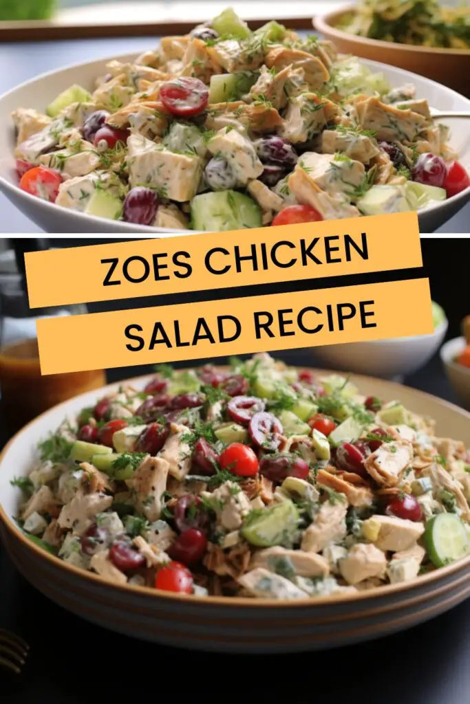 zoes chicken salad recipe
