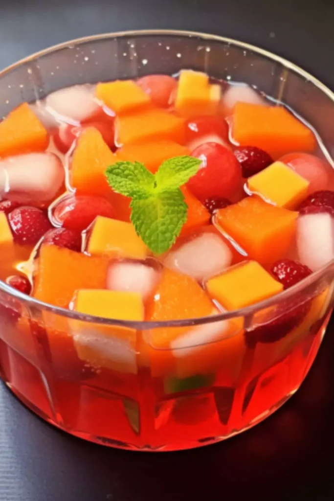 Easy Jello With Fruit Cocktail
