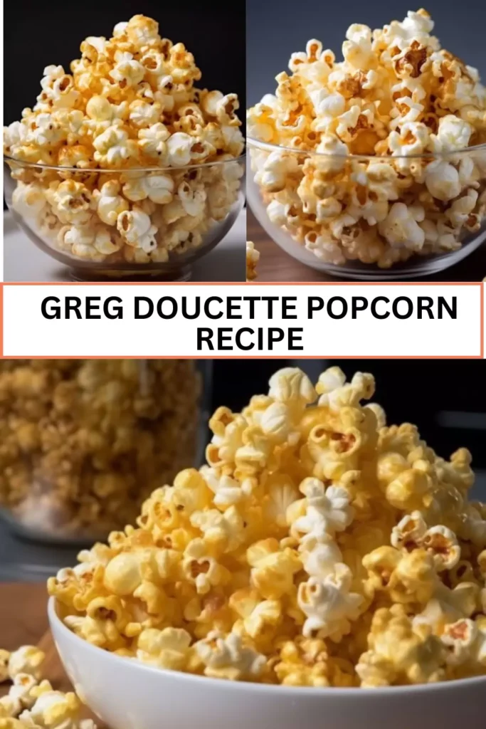 Greg Doucette Popcorn Recipe
