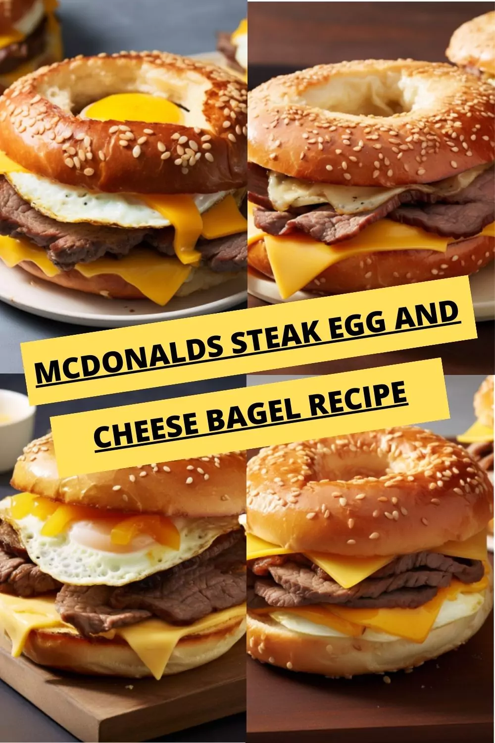 Mcdonalds Steak Egg And Cheese Bagel Recipe