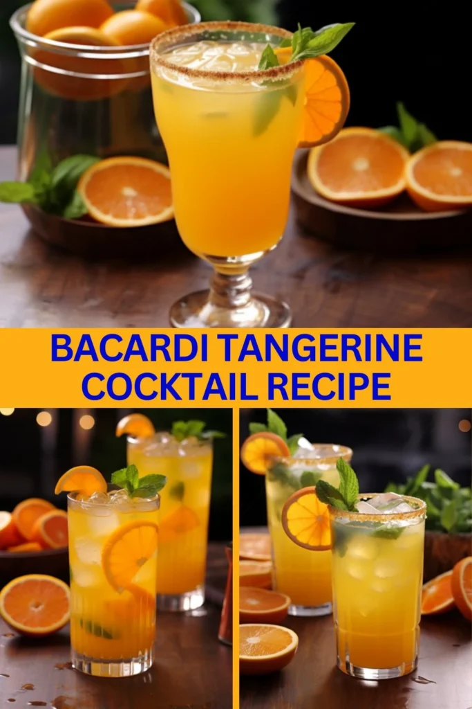 Best Bacardi Tangerine Cocktail Recipe
