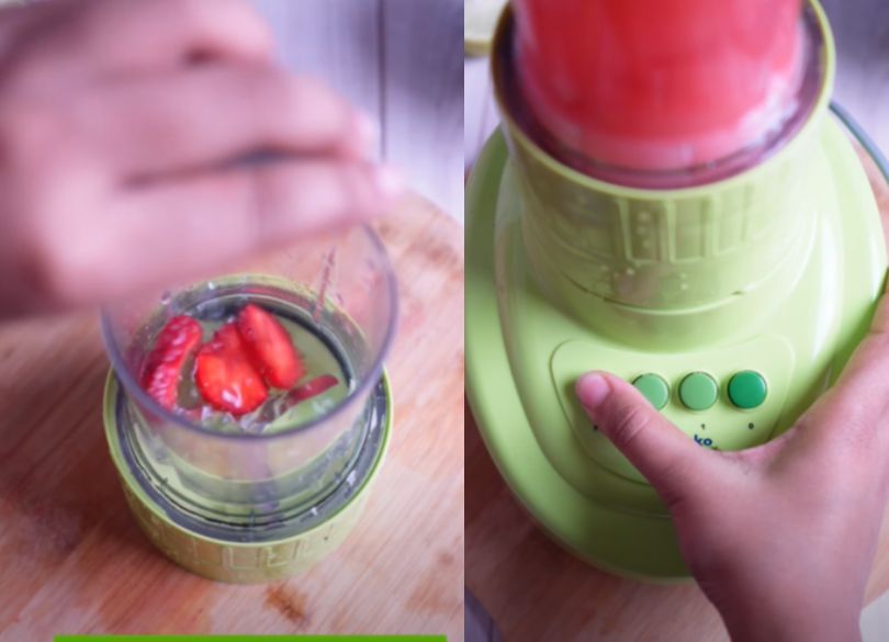 Step 2: Blend the Fruits: Step 2: Blend the Fruits: