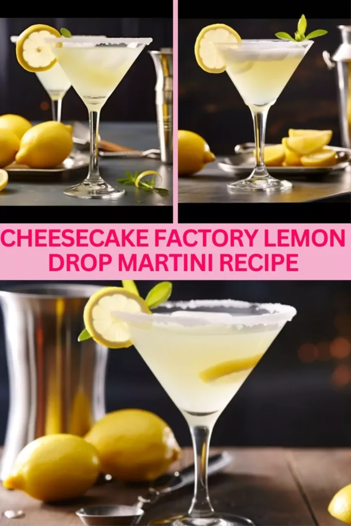Best Cheesecake Factory Lemon Drop Martini Recipe

