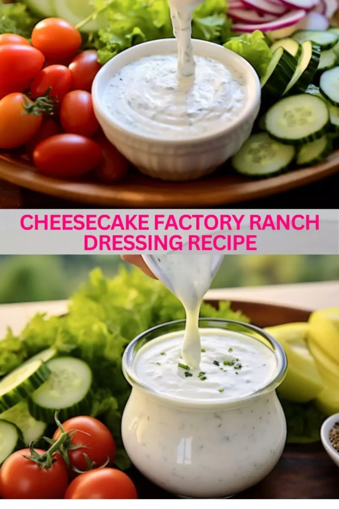Best Cheesecake Factory Ranch Dressing Recipe
