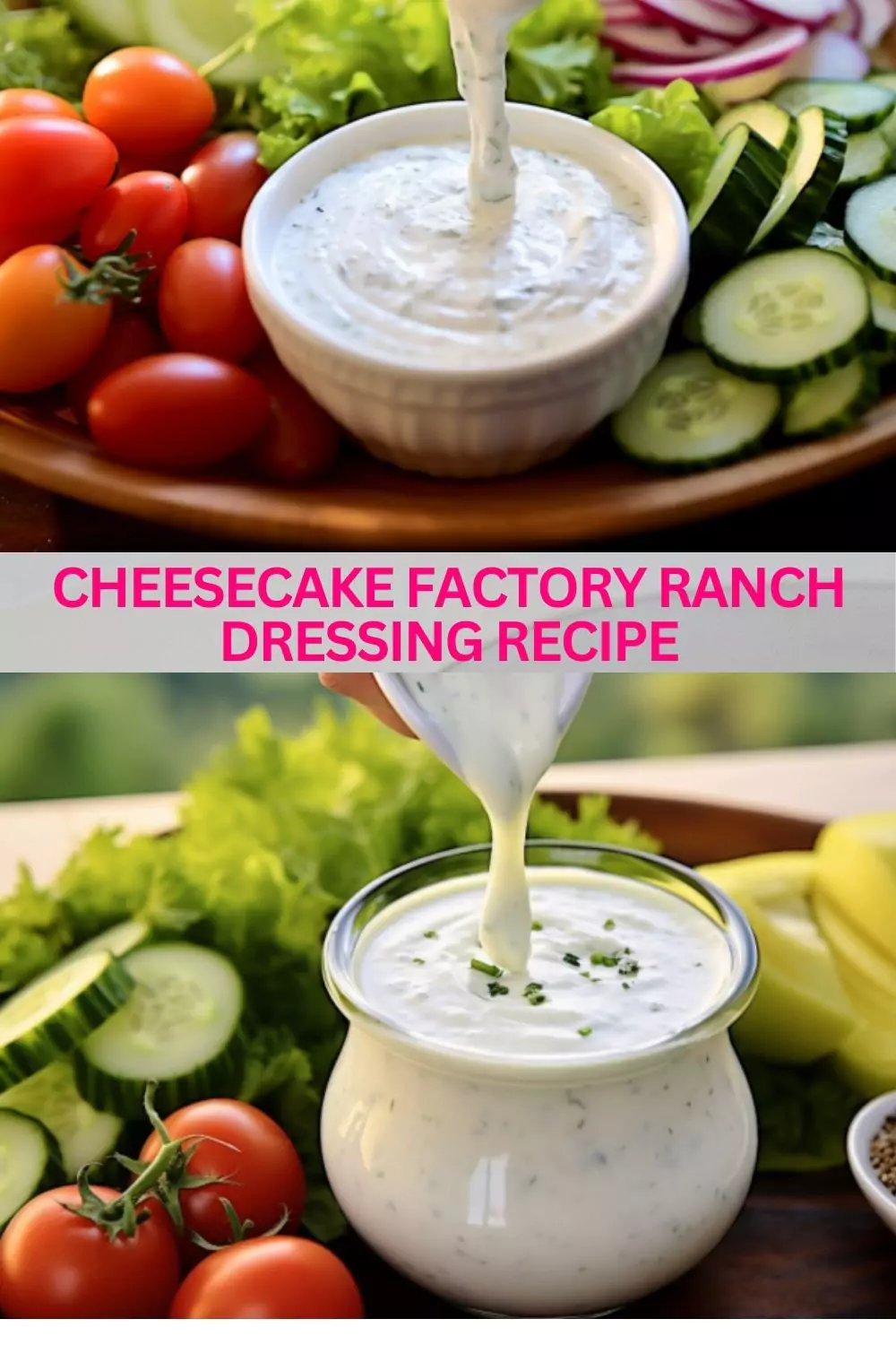 Best Cheesecake Factory Ranch Dressing Recipe