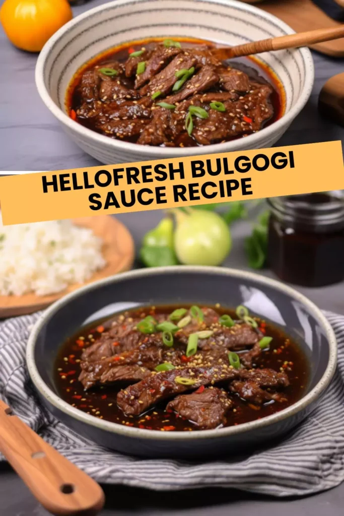 Best Hellofresh bulgogi sauce recipe