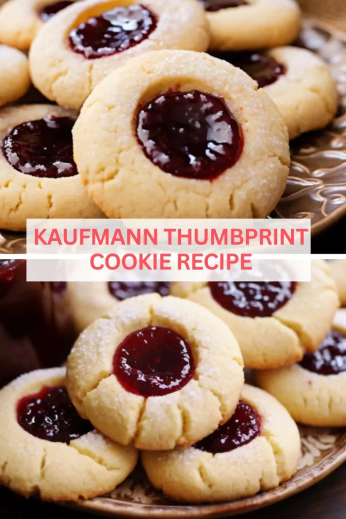 Best Kaufmann Thumbprint Cookie Recipe
