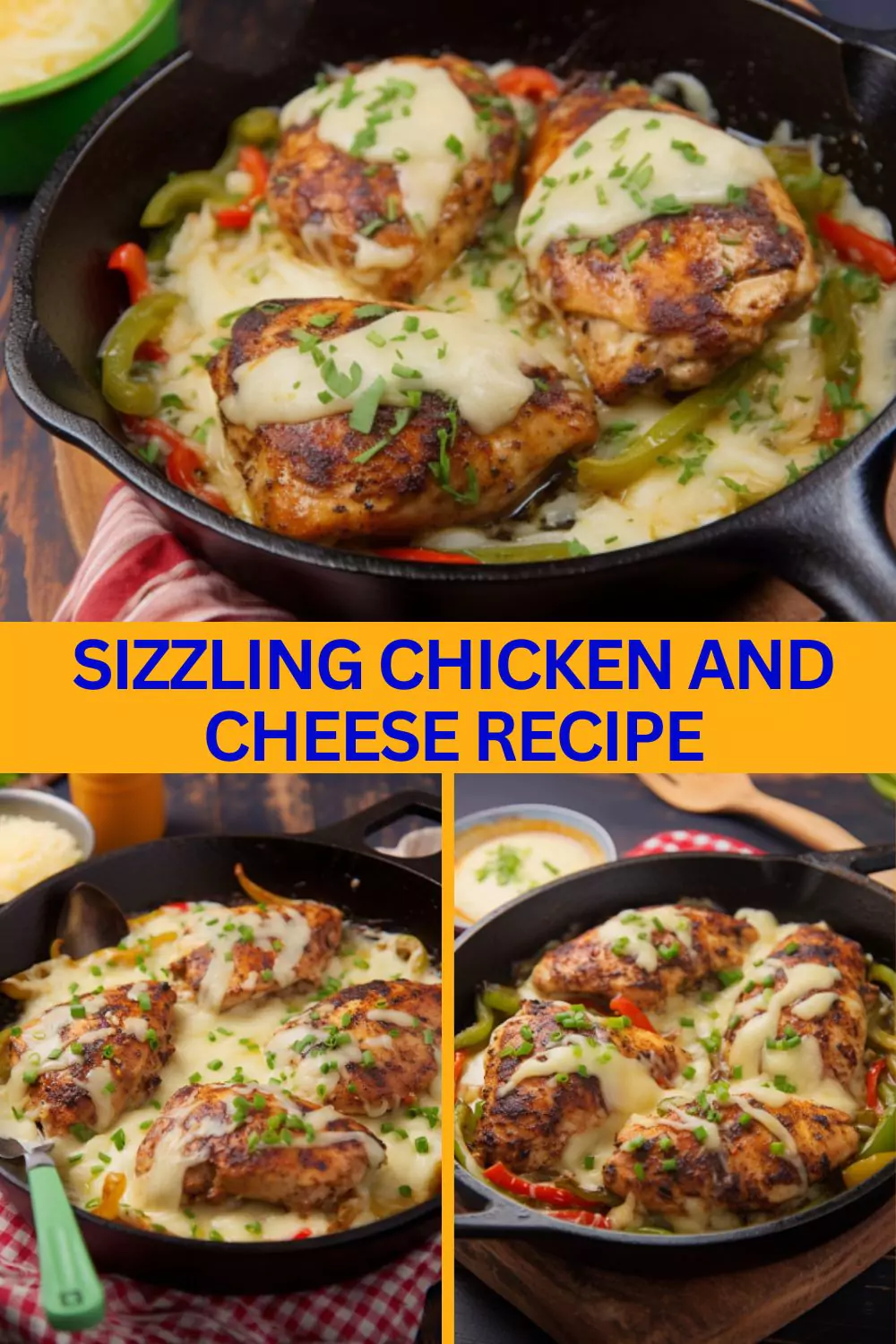 Best Sizzling Chicken And Cheese Recipe