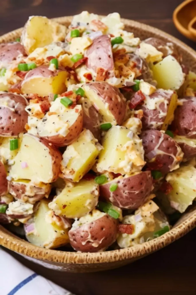 Red Hot And Blue Redskin Potato Salad 
