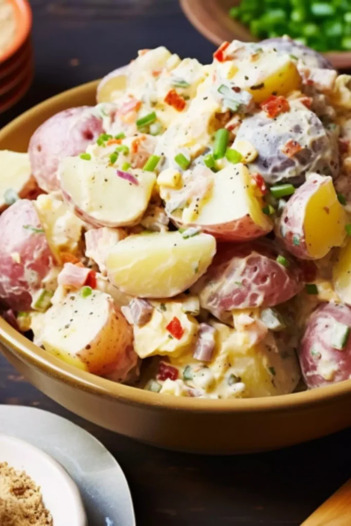 Red Hot And Blue Redskin Potato Salad Recipe
