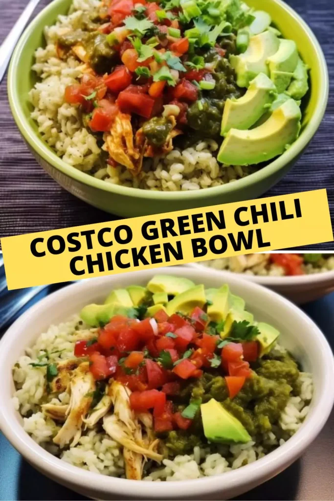 Best Costco Green Chili Chicken Bowl
