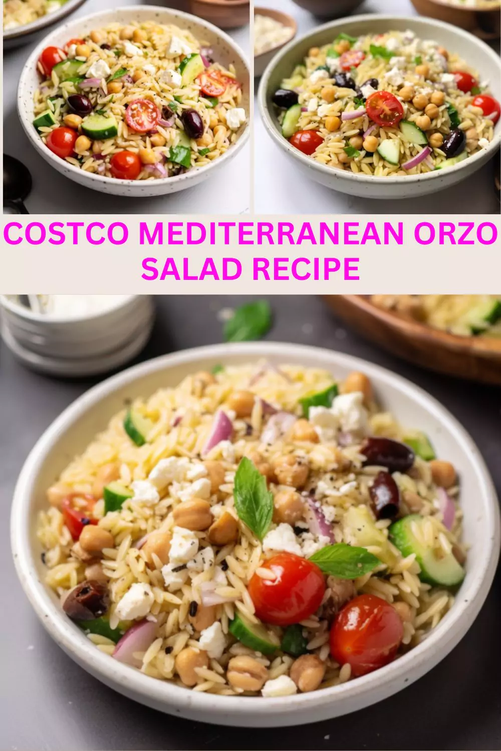 Best Costco Mediterranean Orzo Salad Recipe