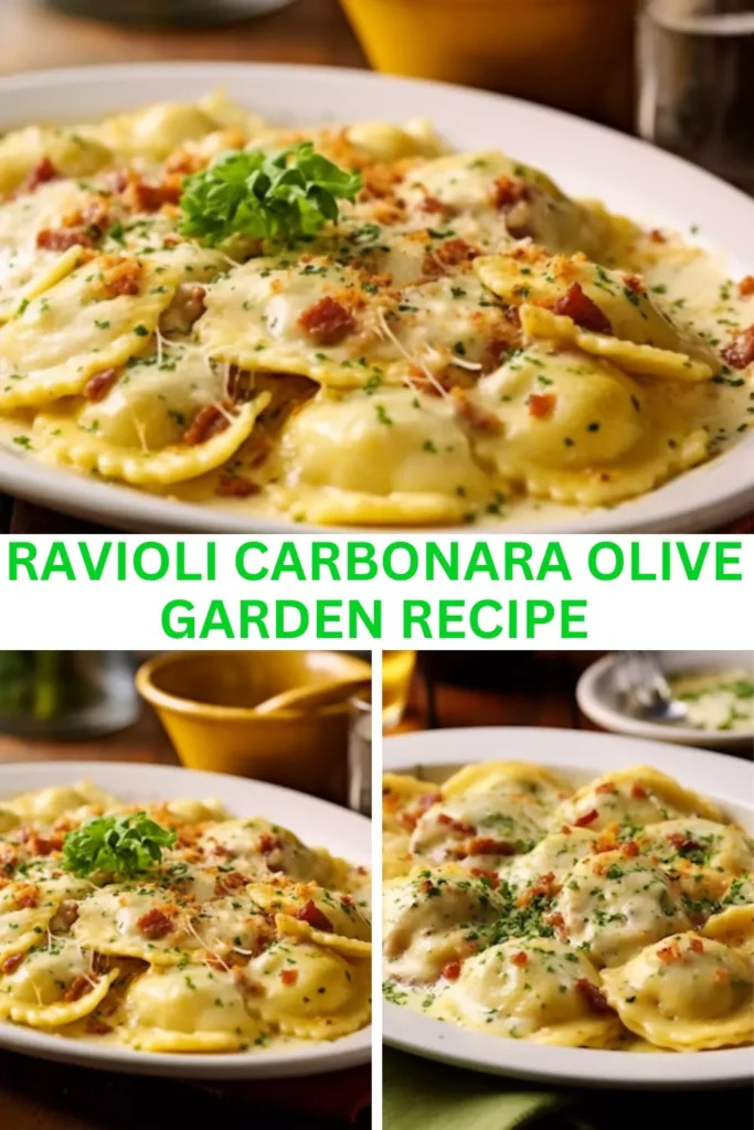 Best Ravioli Carbonara Olive Garden Recipe
