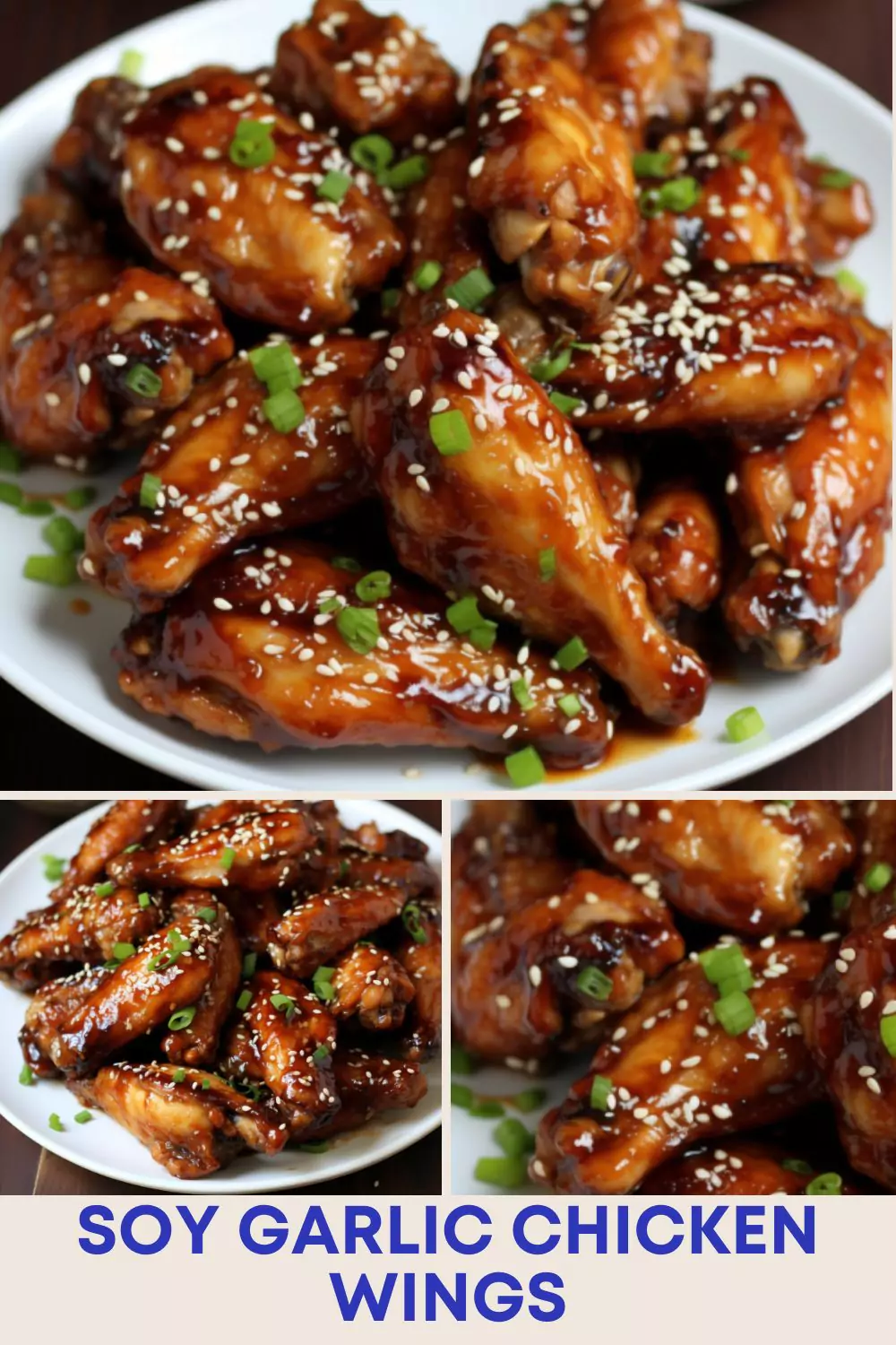 Best Soy Garlic Chicken Wings