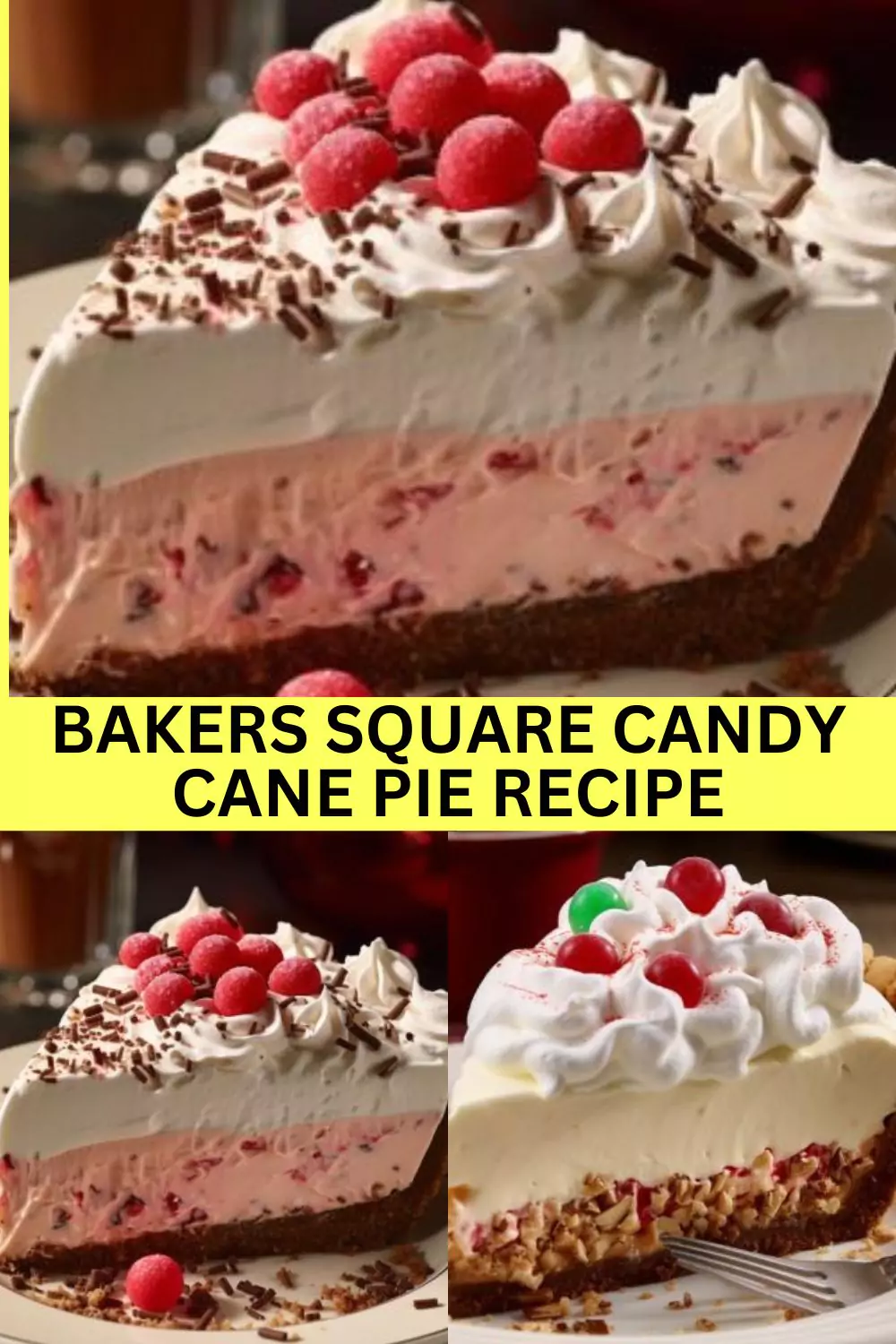 Best Bakers Square Candy Cane Pie Recipe