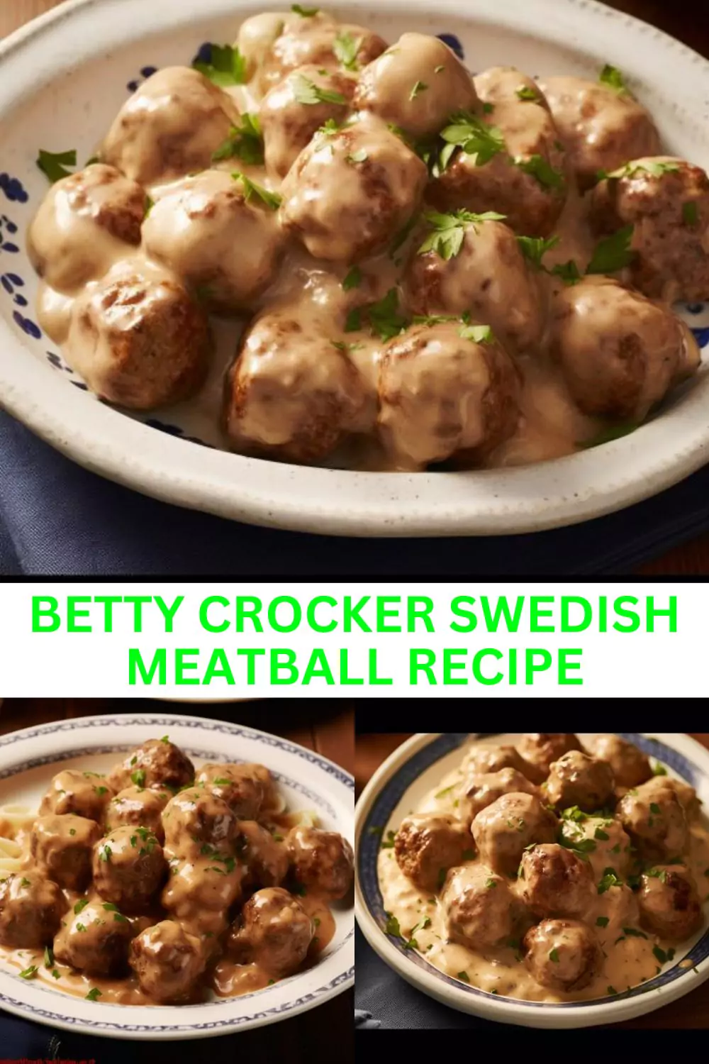 Betty Crocker Swedish Meatball Recipe