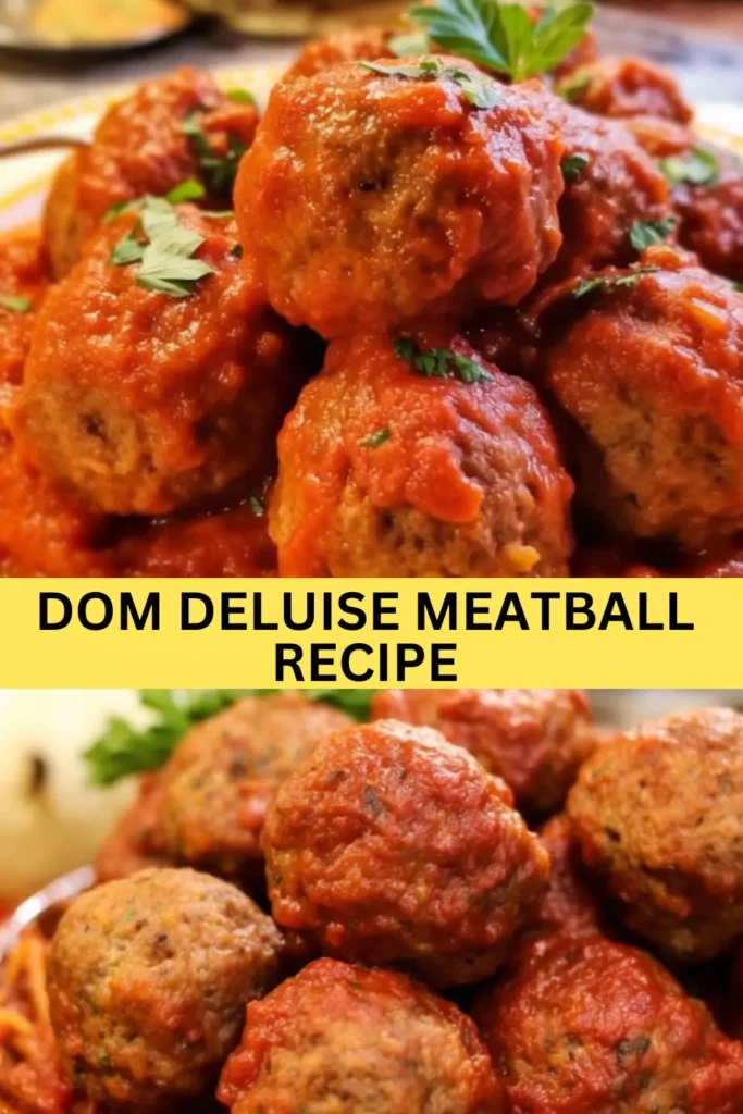 Best Dom Deluise Meatball Recipe
