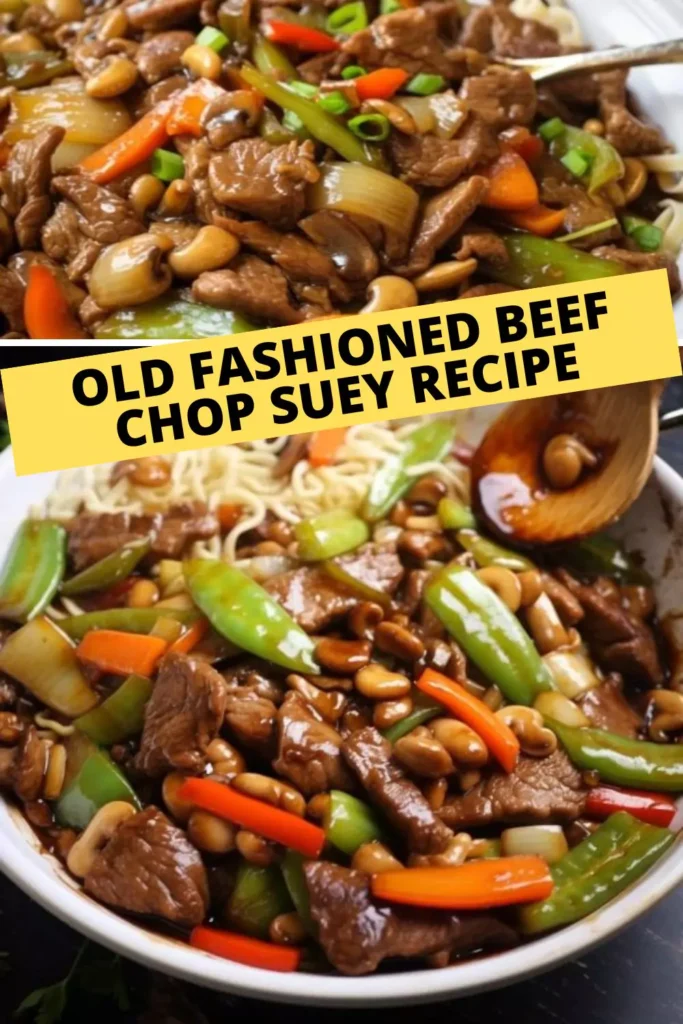 Best Old Fashioned Beef Chop Suey Recipe
