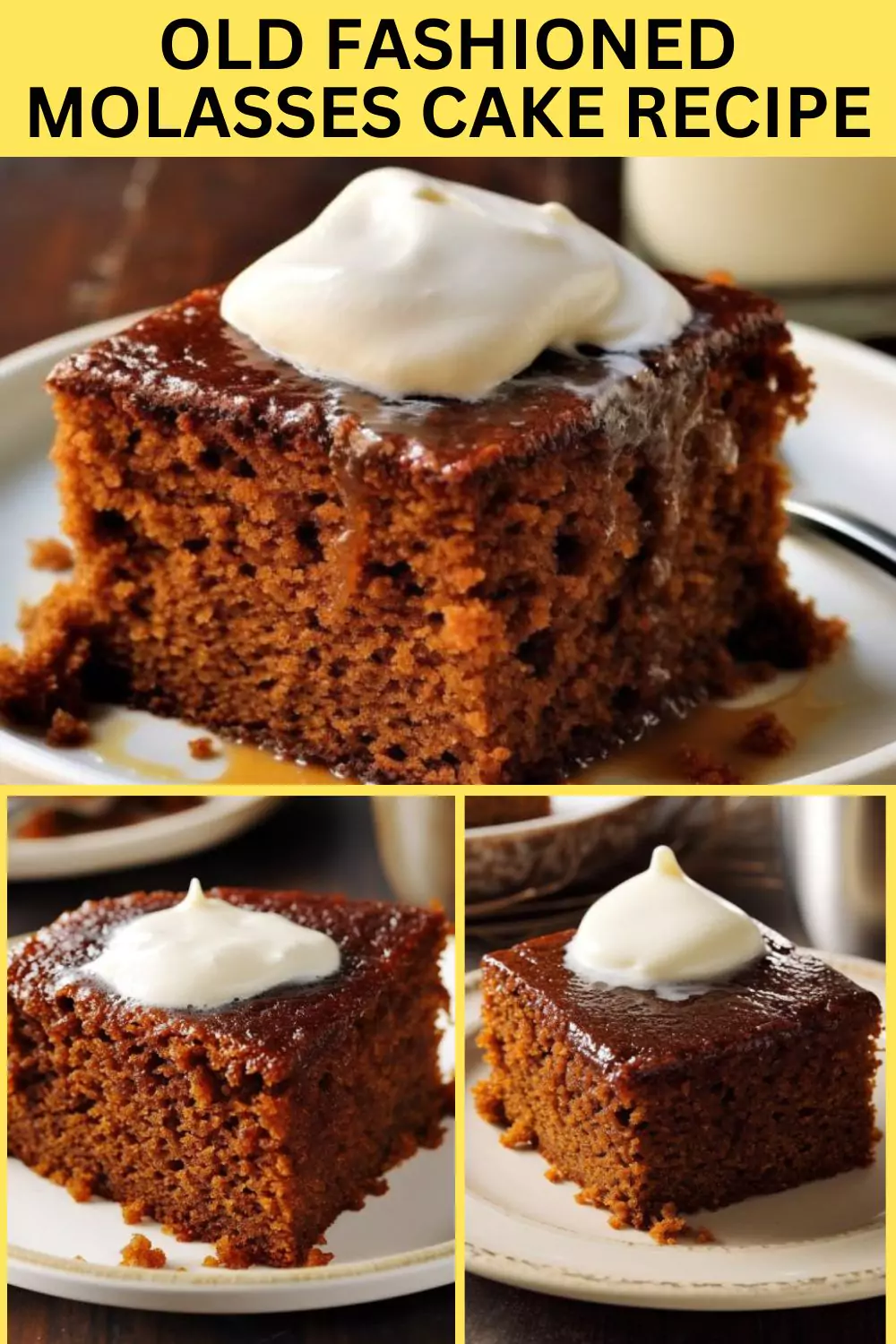 Best Old Fashioned Molasses Cake Recipe