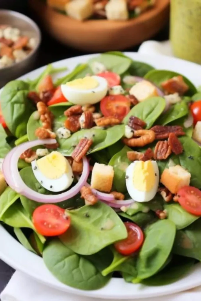 Easy Costco Spinach Salad Recipe