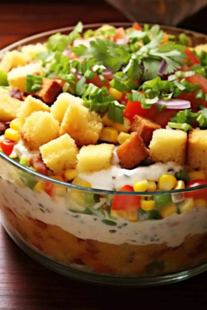 Easy Paula Deen Cornbread Salad Recipe