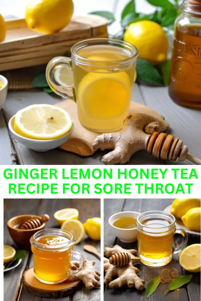 Ginger Lemon Honey Tea Recipe For Sore Throat 0791