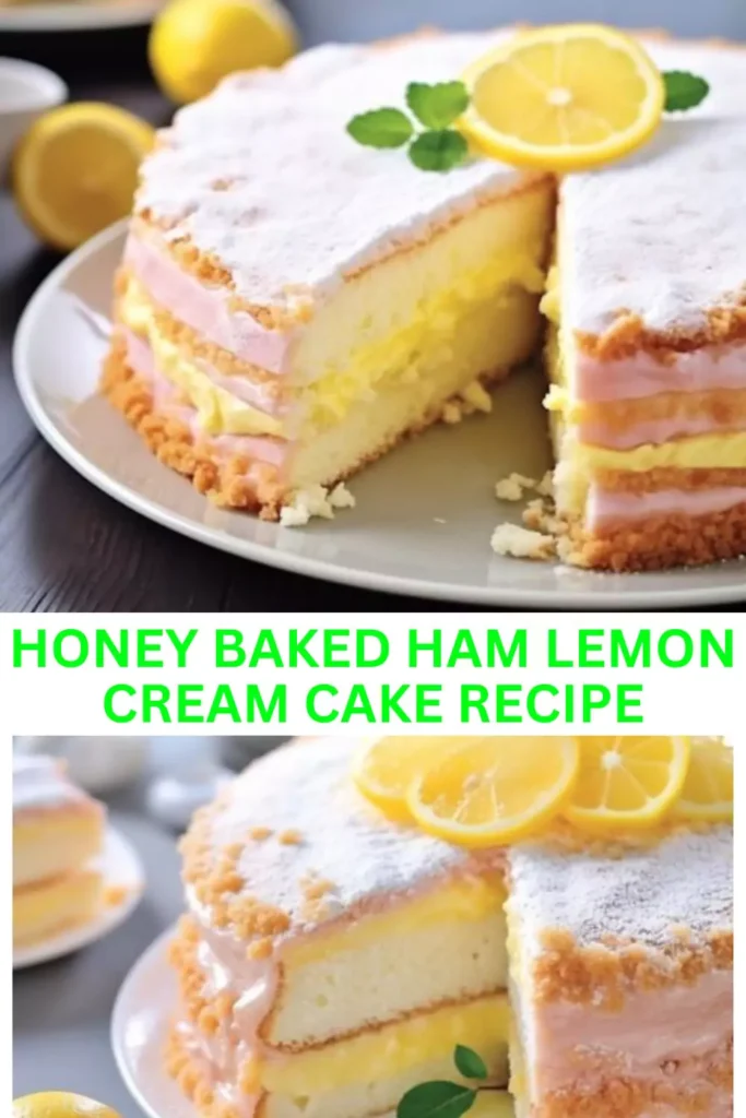 Best Honey Baked Ham Lemon Cream Cake Recipe