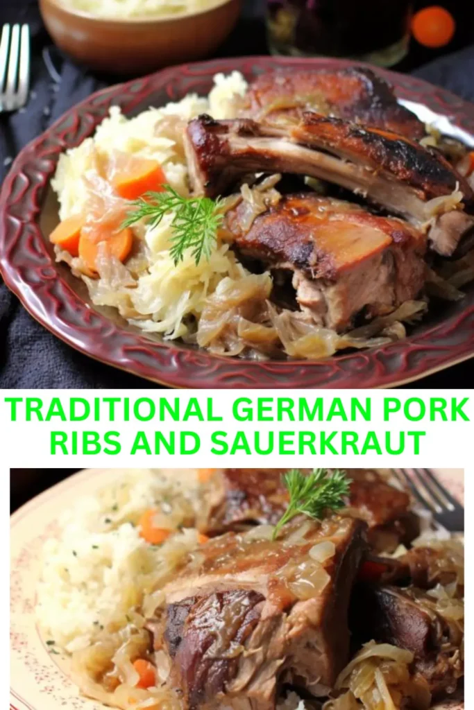 Best Traditional German Pork Ribs And Sauerkraut
