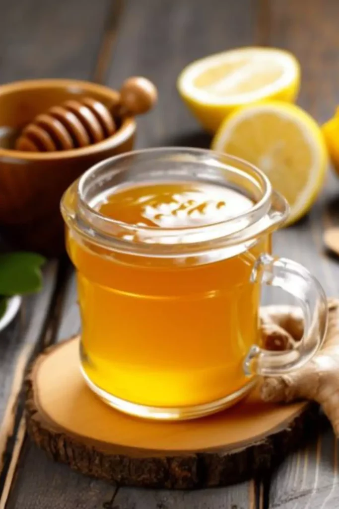 Easy Ginger Lemon Honey Tea Recipe For Sore Throat