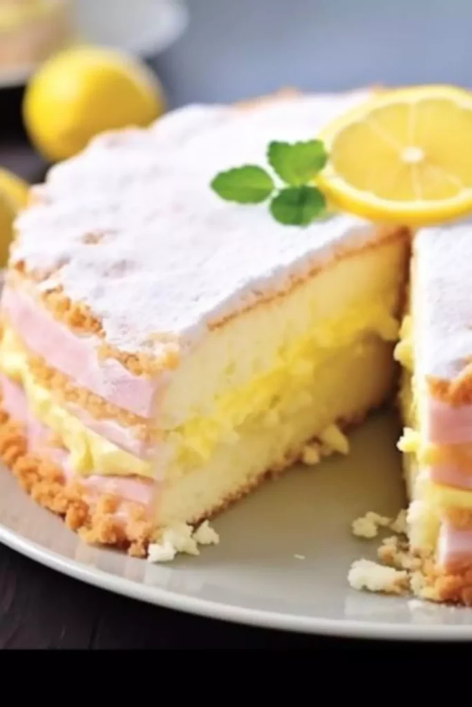 Easy Honey Baked Ham Lemon Cream Cake Recipe
