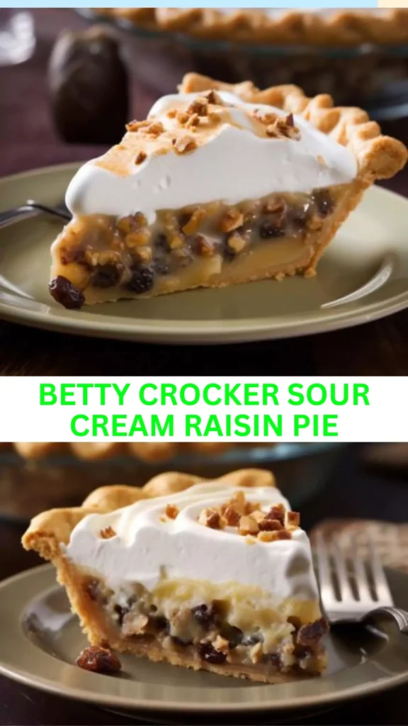 Best Betty Crocker Sour Cream Raisin Pie