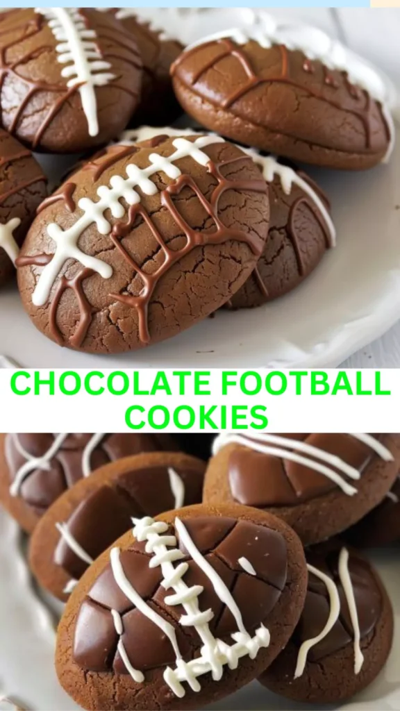 Best Chocolate Football Cookies