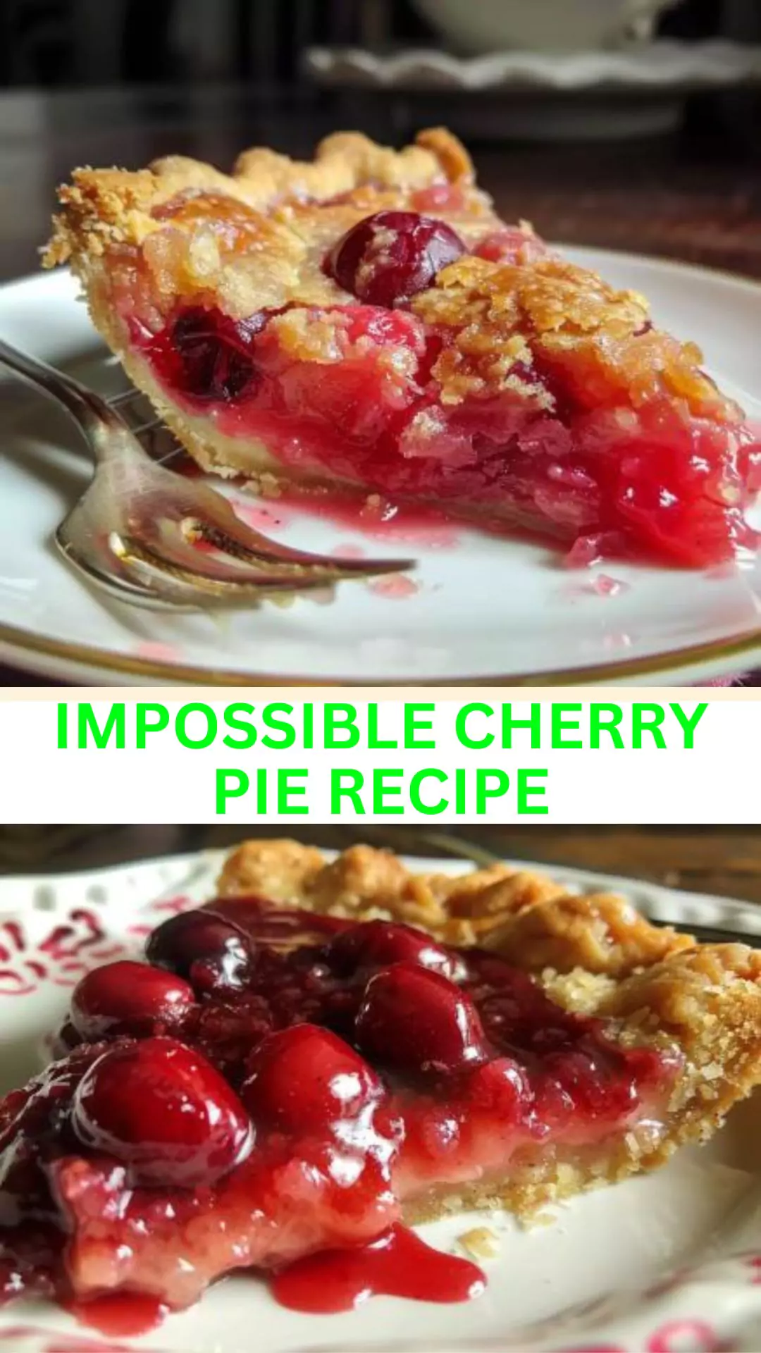 Best Impossible Cherry Pie Recipe