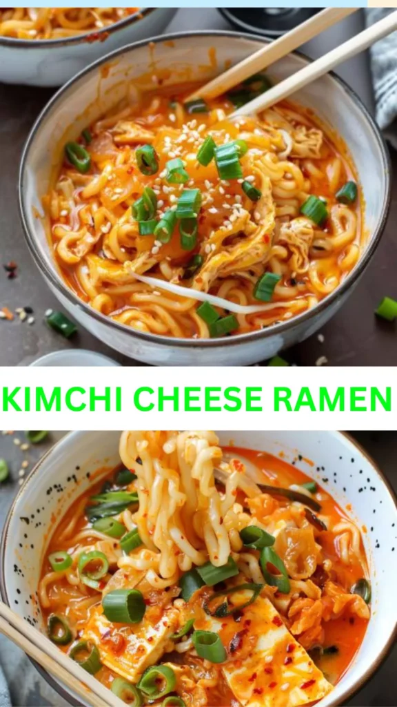 Best Kimchi Cheese Ramen