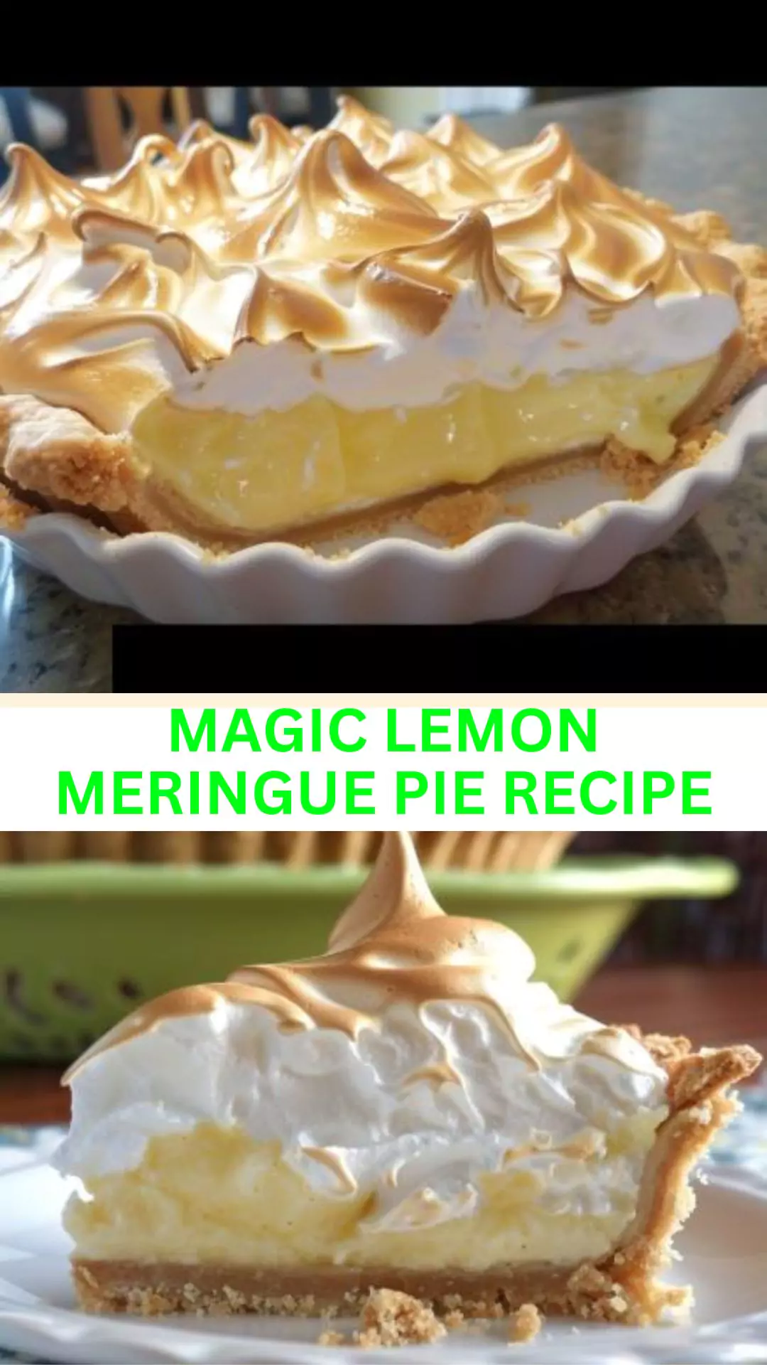 Best Magic Lemon Meringue Pie Recipe