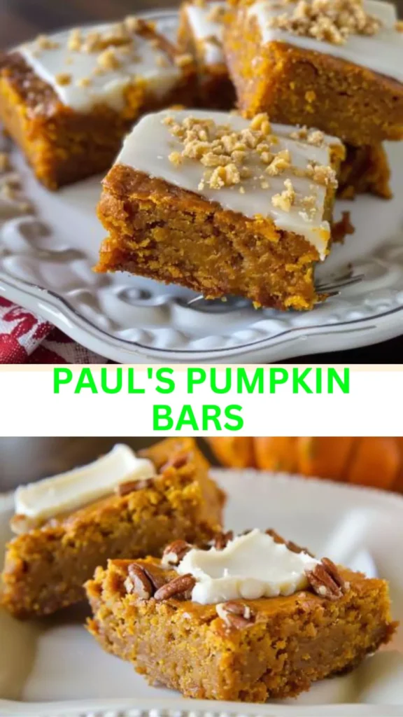 Best Paul’s Pumpkin Bars
