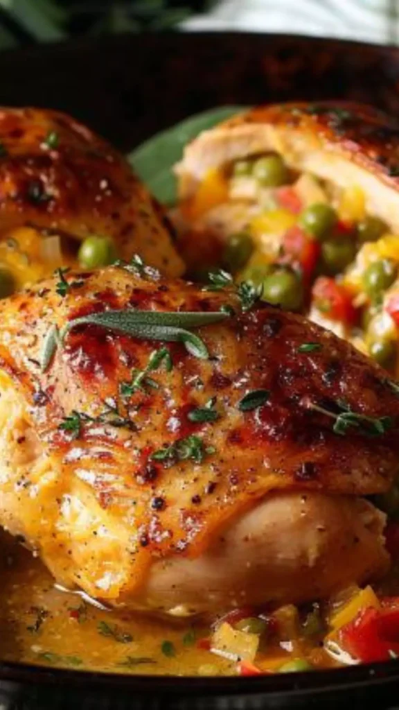 Cajun Stuffed Chicken
