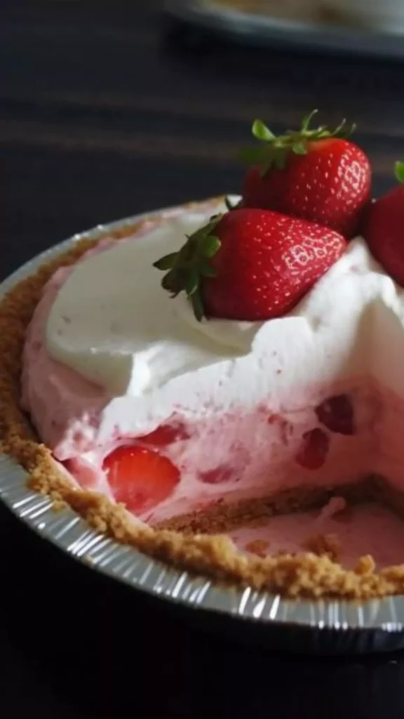 Easy Strawberry Dream Whip Pie