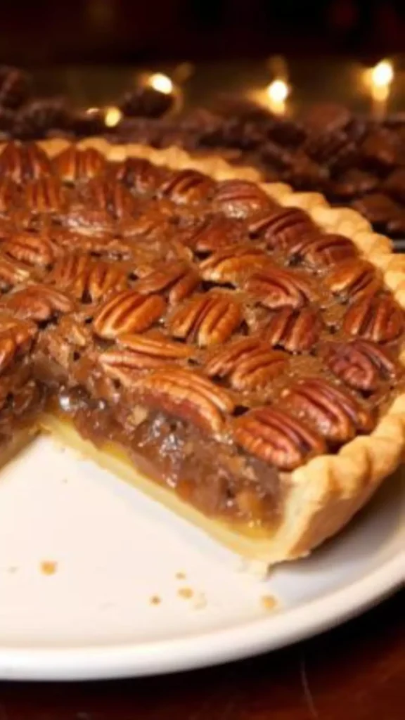 Easy Log Cabin Pecan Pie
