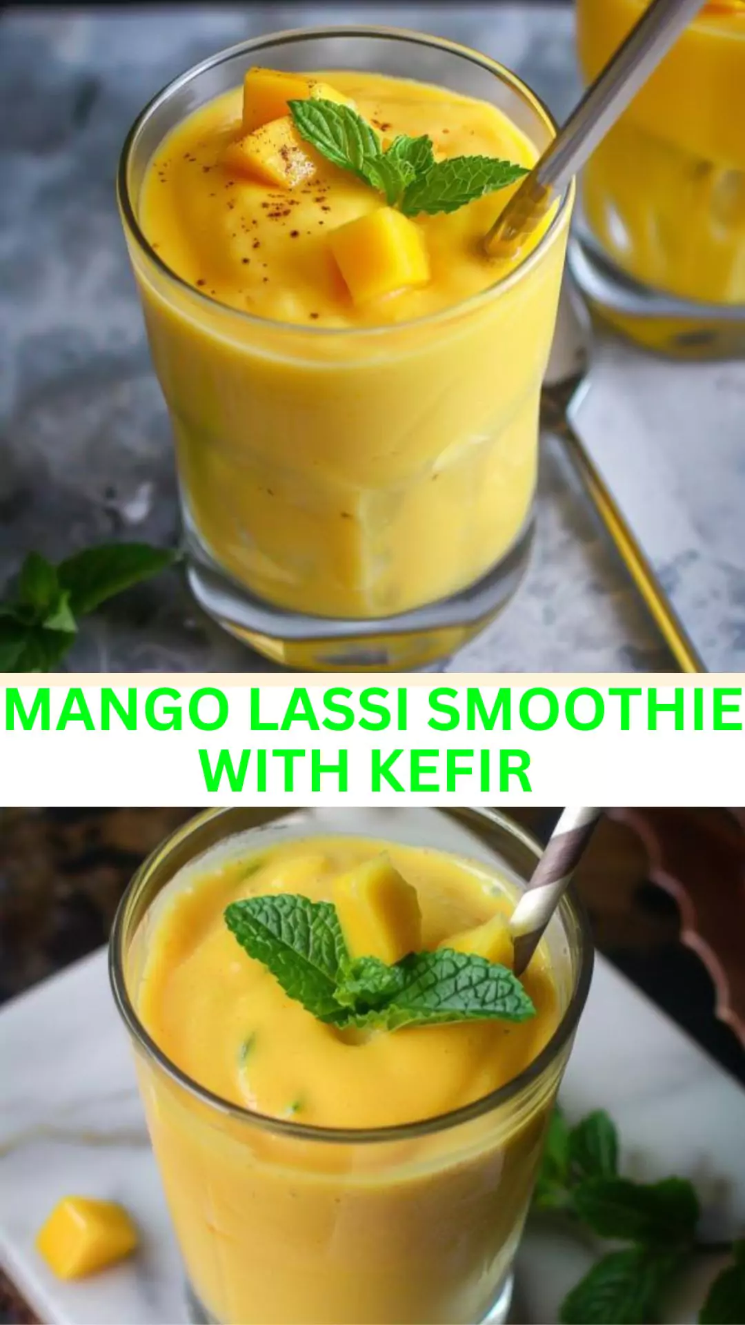 Best Mango Lassi Smoothie With Kefir