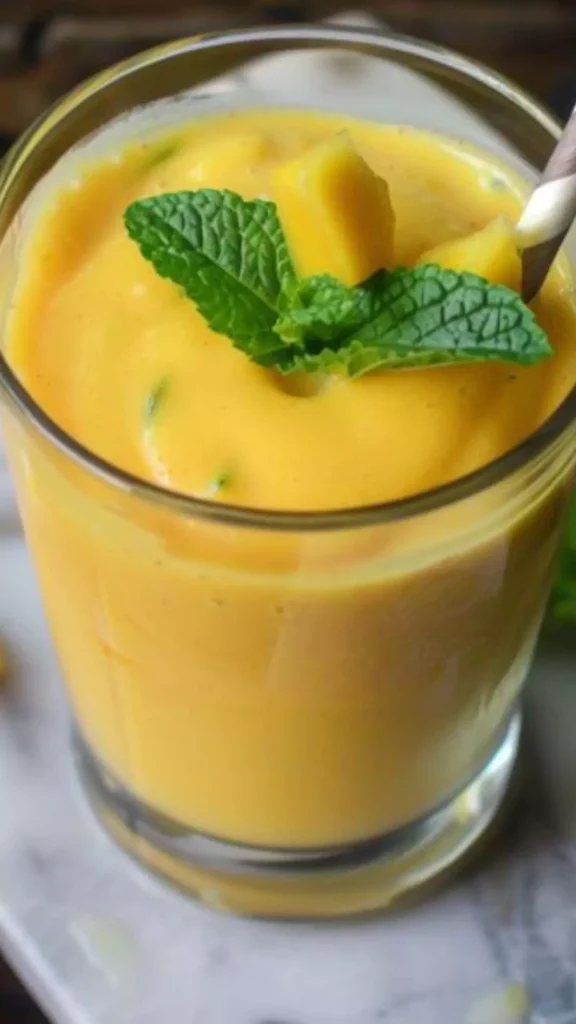 Easy Mango Lassi Smoothie With Kefir
