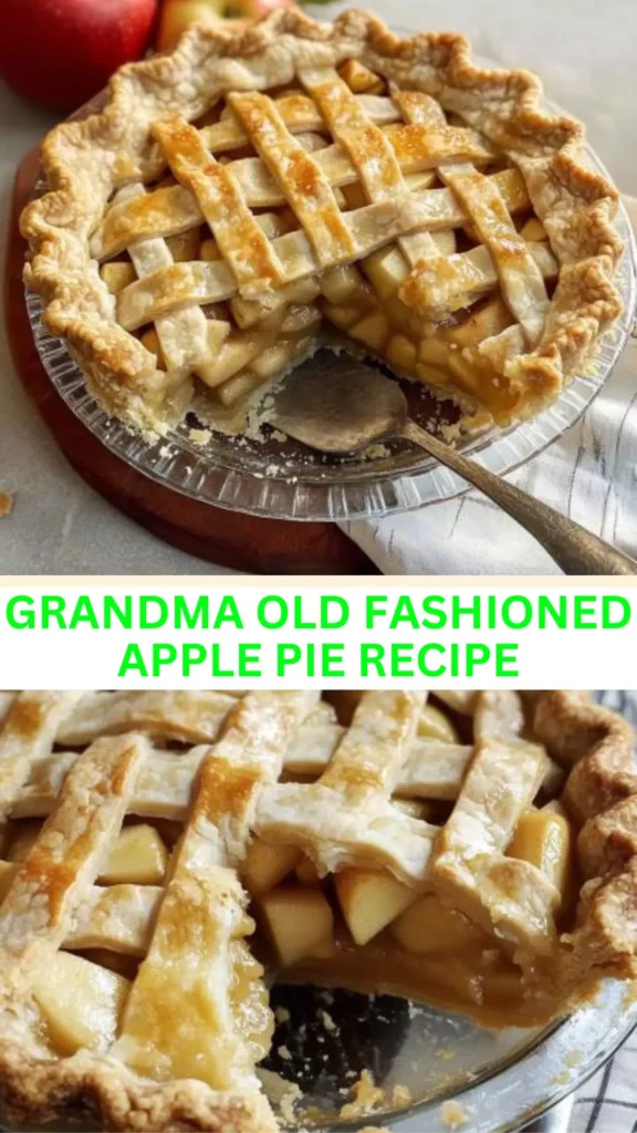 Best Grandma old fashioned apple pie recipe
